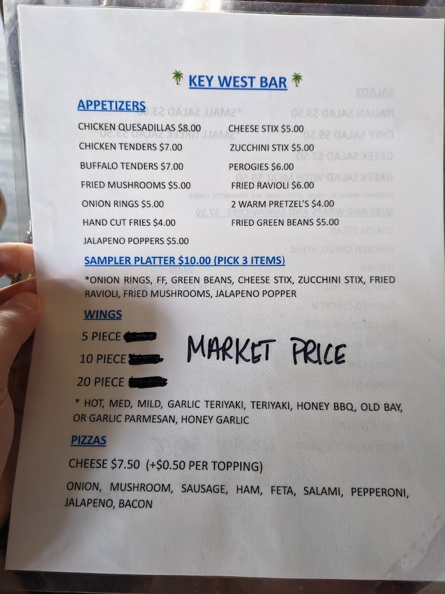 Keywest Bar Menu - Image 2